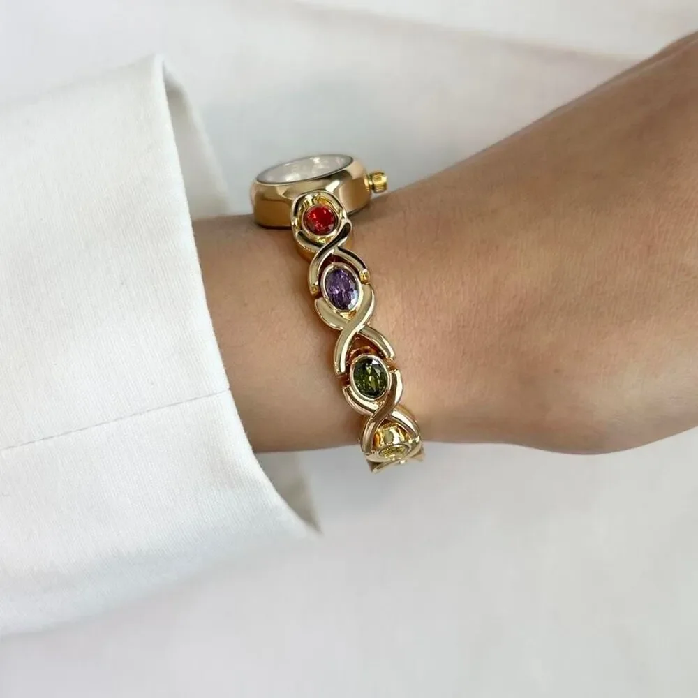 Vintage Inspired Luxury Gold Watch